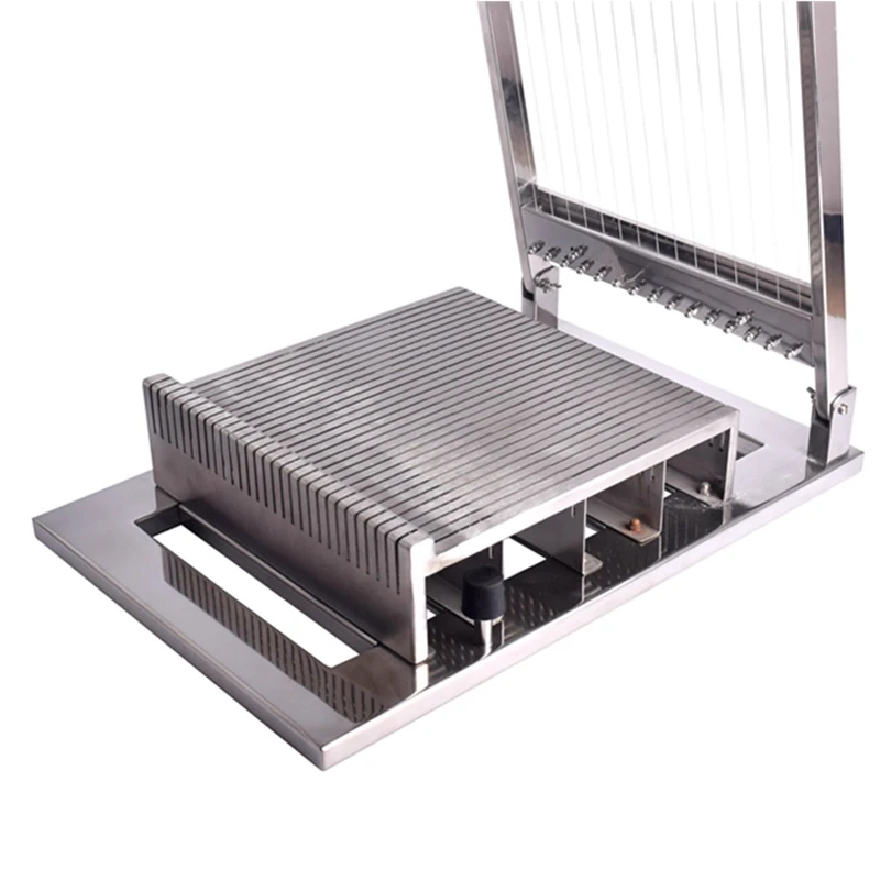 20MM Chocolate Slitting Machine Soft Sweets Cheese Block Cutter Manual Operation Chocolate Divider