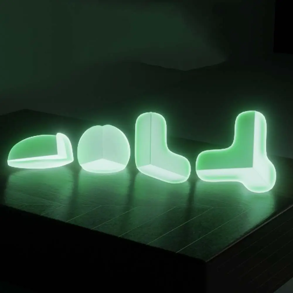 Desk Guard PVC Corner Collision Protector Table Corner  Bumper Luminous Anti-collision Angle Baby Corner Protector