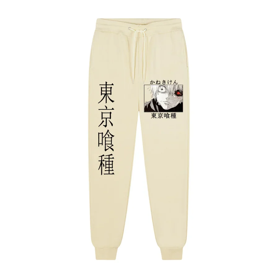 

2024 Autumn Winter Men's Joggers Brand Trousers Tokyo Ghoul Anime Printing Casual Pants Sweatpants Running Sporting Clothing