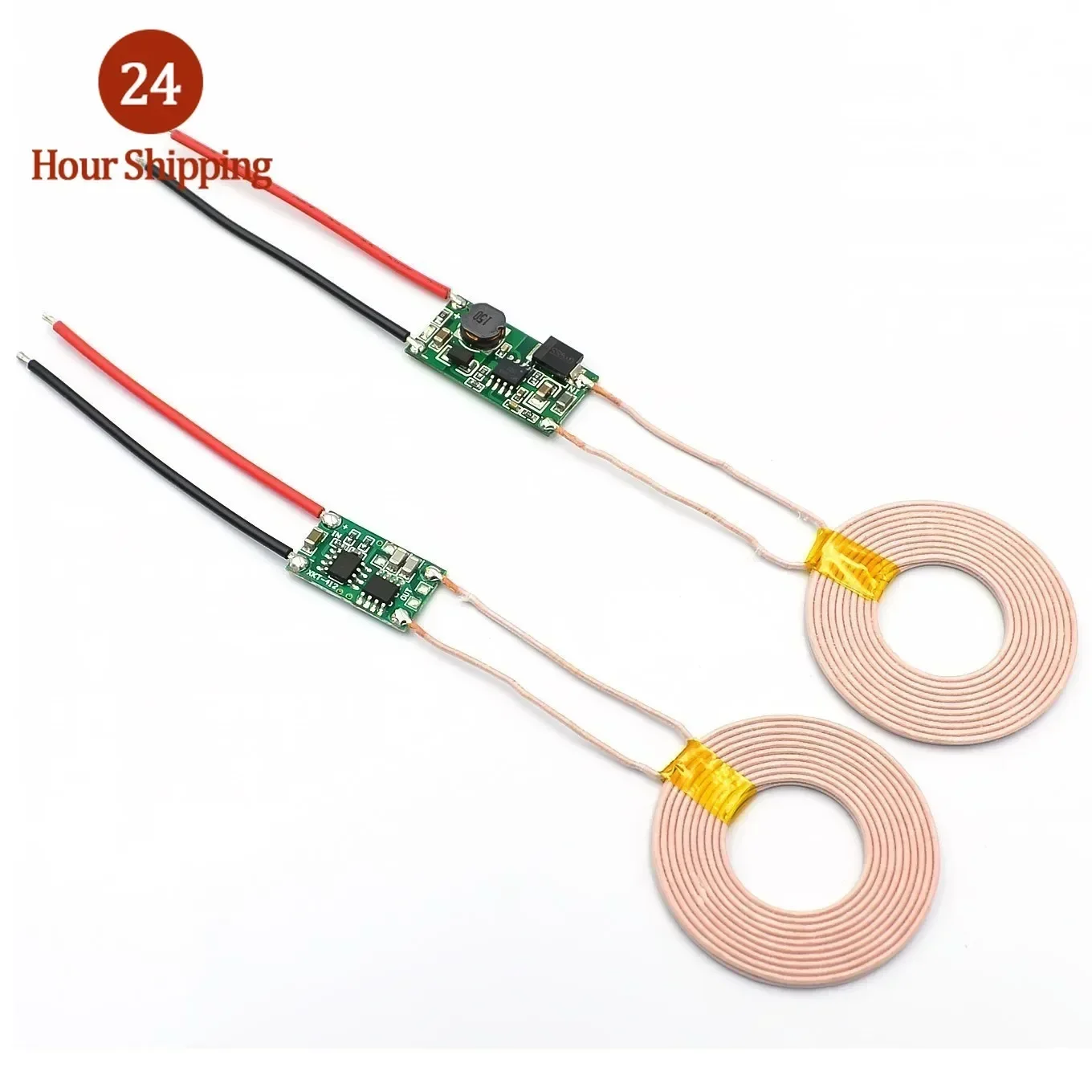 5v 1A/5V 2A Wireless Charger Module Large Current Wireless Power Supply Module Transmitter Receiver Charging Coil Module DIY