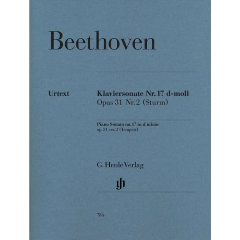 

HN784 Beethoven Piano Sonata No 17 D Minor Op 312 PA LUDWIG VAN BEETHOVEN G Henle Verlag 9790201807843 Book