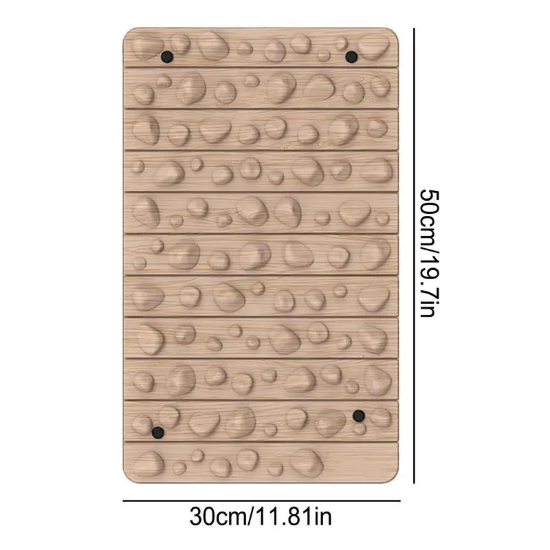 1Pc Foot Reflexology Mat Rock Mat Foot Stimulator Massager Waterproof Foot Reflexology Mat Multi-Purpose Feet Massage Tool