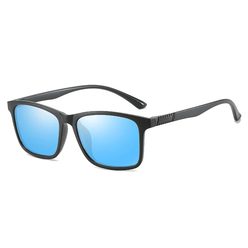 Light Weight TR90 Men Sun Glasses Classic Square Polarized Sunglasses For Male High Quality Driving Eyewear Outdoor Shades UV400
