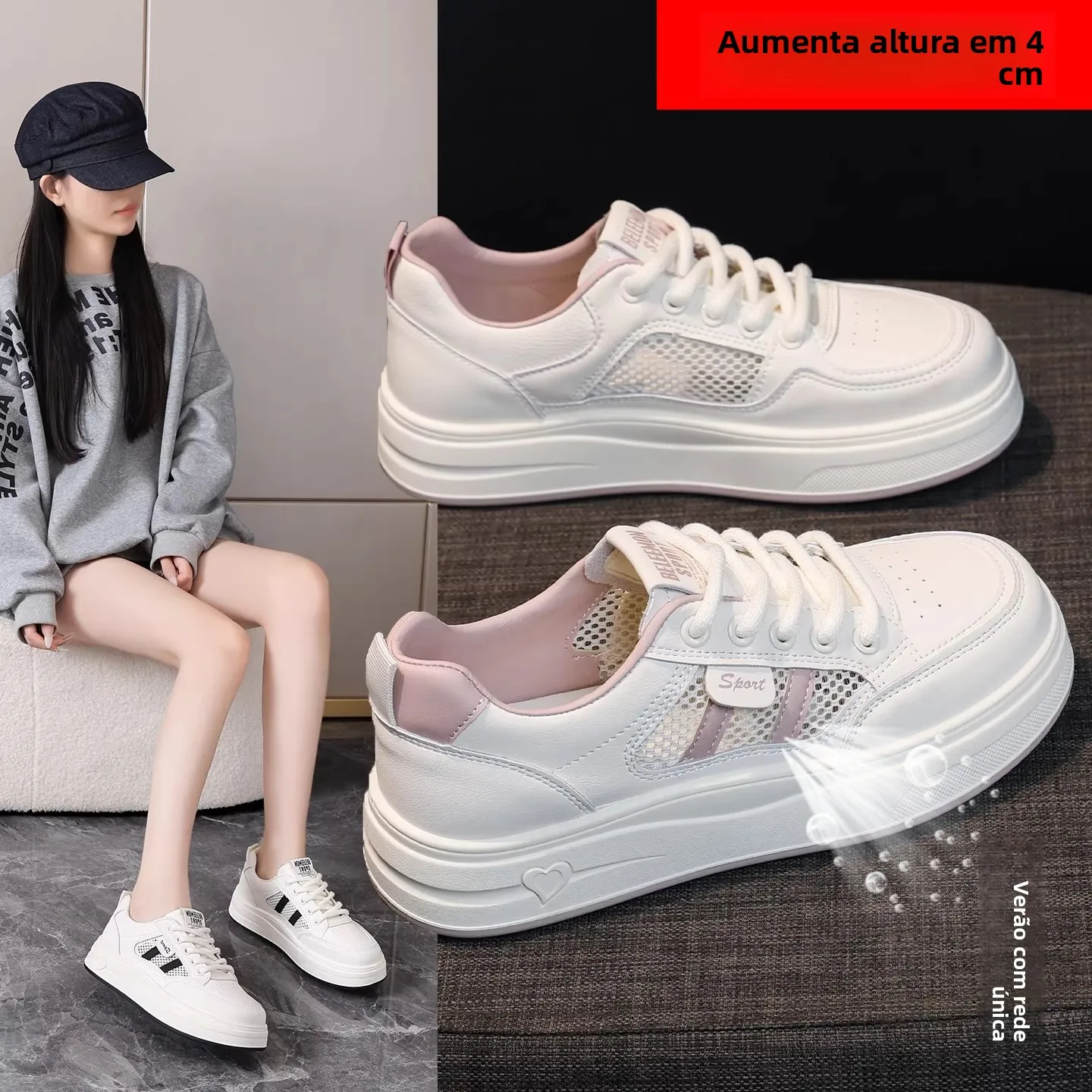 women's-breathable-lightweight-mesh-sneakers-summer-trend-cross-buckle-round-toe-casual-shoes-slip-on-deoxynucleotide-sneakers