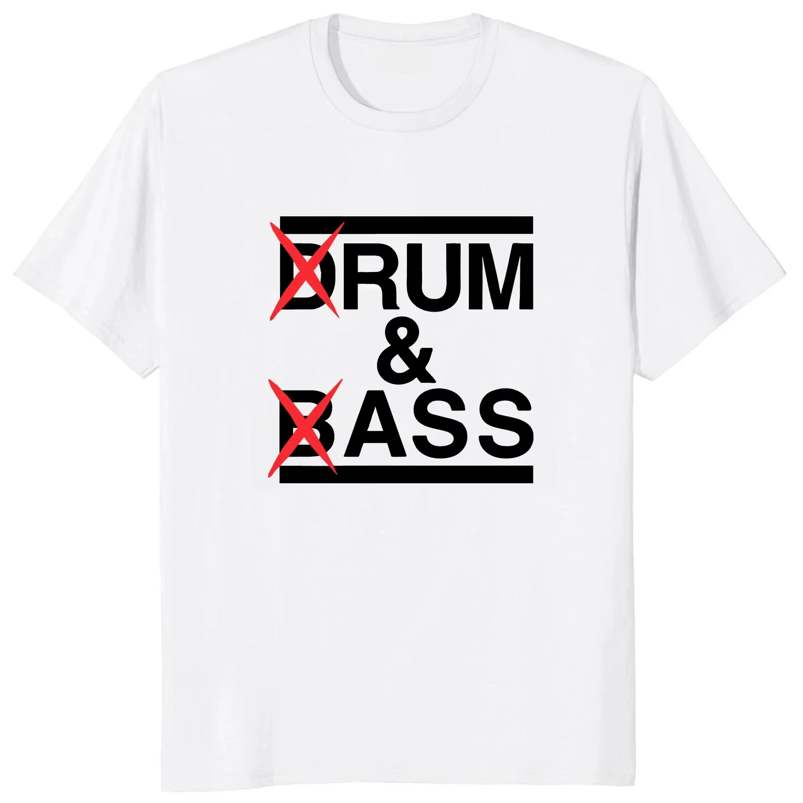 Funny Drum and Bass T Shirt Rum and Ass Lovers Jokes Y2k Short Sleeve Soft Unisex O-neck Summer Tee Tops EUSize Women's Clothing