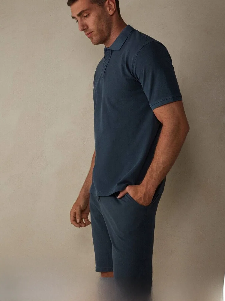 

Миланские высококачественные летние модные дышащие комфортные шорты с эффектом потертости, эластичные повседневные брюки свободного кроя в городском стиле на все сезоны