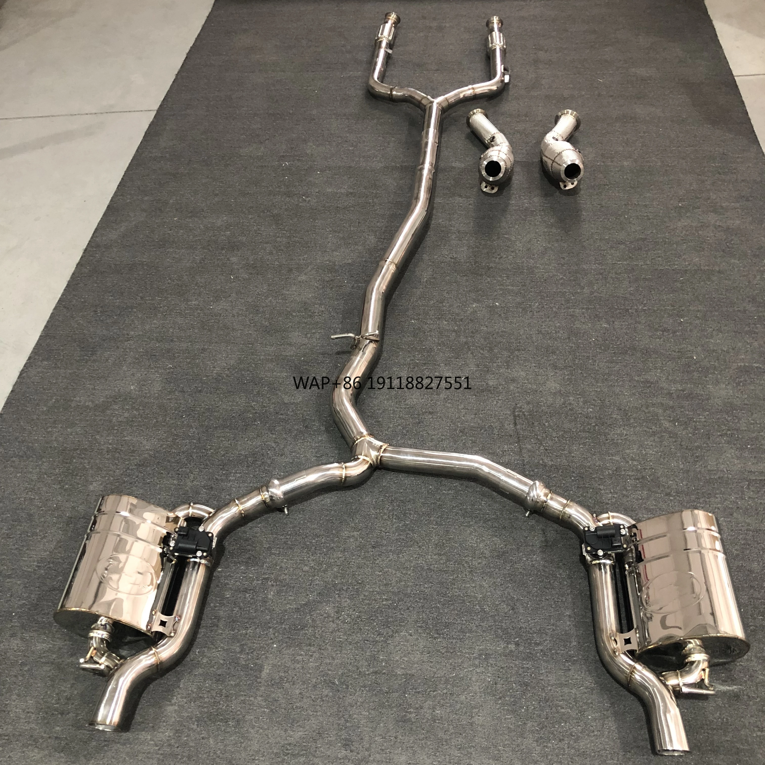 

E213 3.0TT M276 Factory OEM Custom Exhaust System 304 Stainless Steel/Titanium Valved Wholesale