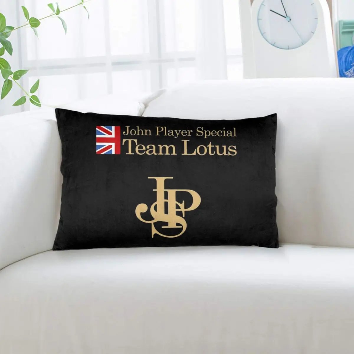 JPS John Player Special Team Rectangle Pillowcase Cushion Cover Decor Bedroom Bed Home Comfort Throw Pillow