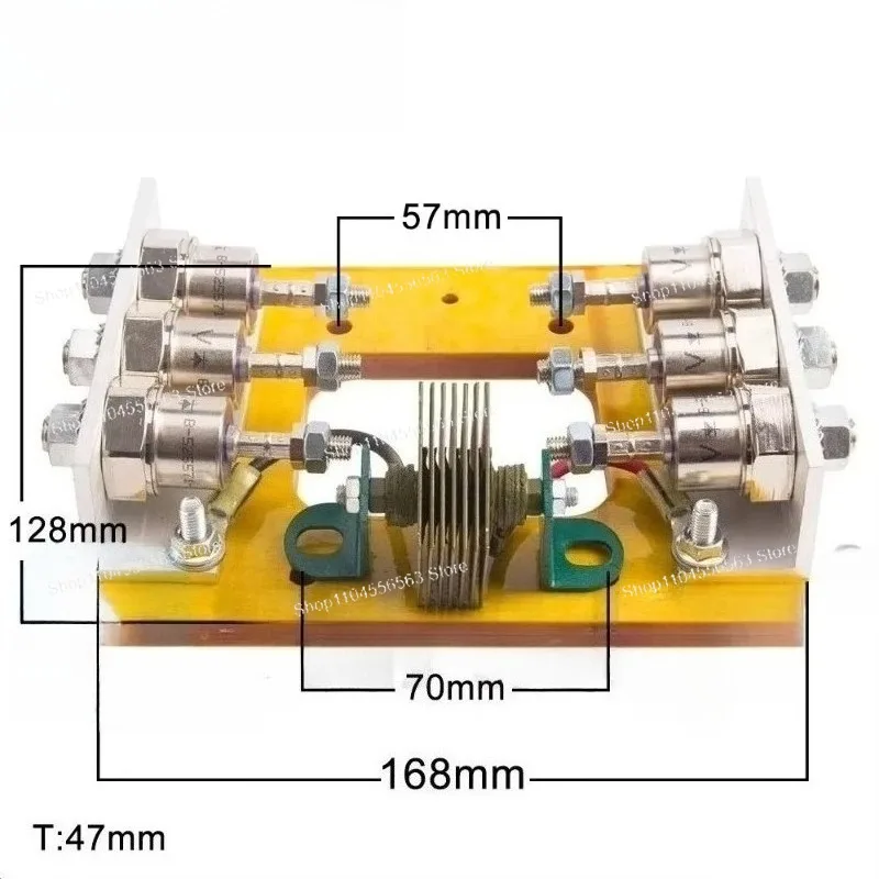 High Power Industrial High Voltage Generator Diode Bridge Rectifier Kit B-525571-2 B-525570-2 350-2200kW Spare Parts