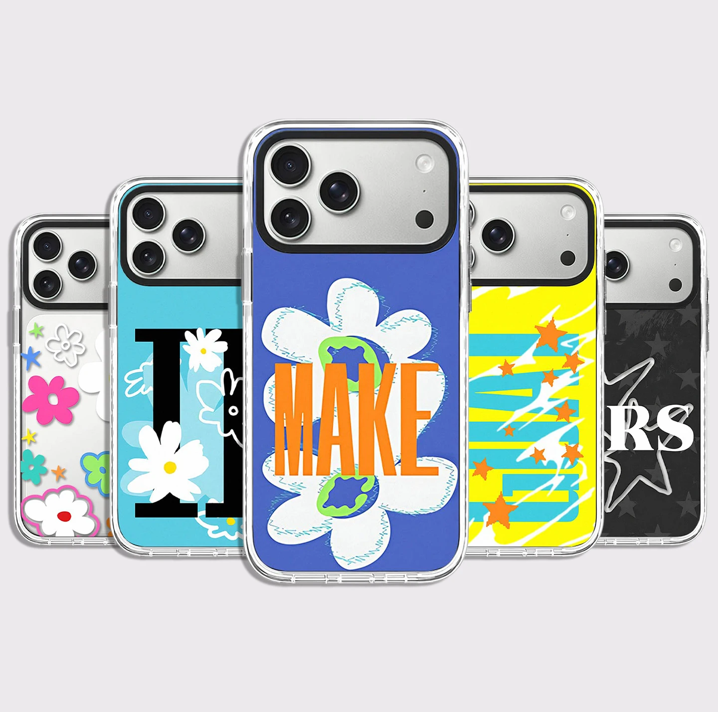 Make Multicolor Pattern White Border Magnetic Case: Compatible with IPhone 18 17 16 15 14 13 Pro Max 18Pro