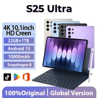 2025 nuevo Pad S25 versión Global Ultra Original tableta PC de 10,1 pulgadas Android 15 Snapdragon8 22GB 2TB Dual SIM WIFI 5G GPS WIFI niños
