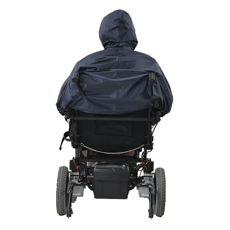 Spot Reflective Sleeved Four-wheel Scooter for The Elderly Disabled Obese People Electric Vehicle Wheelchair Poncho Raincoat