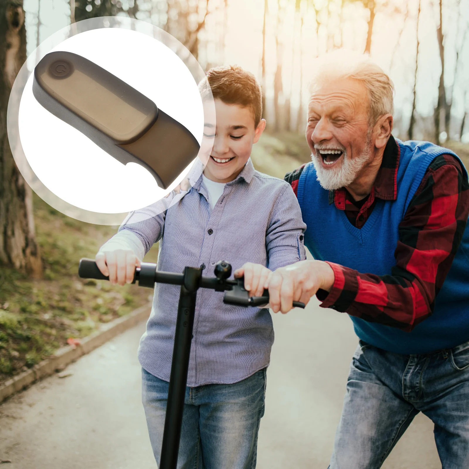 

Control Switch Panel Protective Cover Silicone Water Resistant Durable Dashboard Shell Anti-Bump Scooter