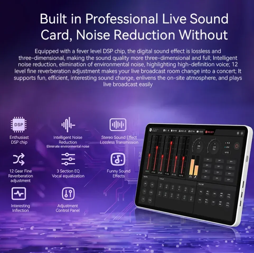 2025 معدات البث المباشر المهنية معدات البث المباشر المحمول Tiktok Live Stream Equip 8K منضدية شاشة مزدوجة Mach #4