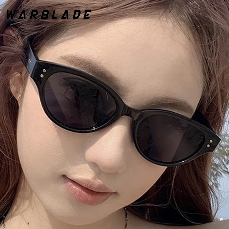 

Vintage Cat Eye Rivets Decoration Women's Sunglasses Luxury Brand Designer Men Sunglass Drive Travel Eyewear Lentes Mujer UV400