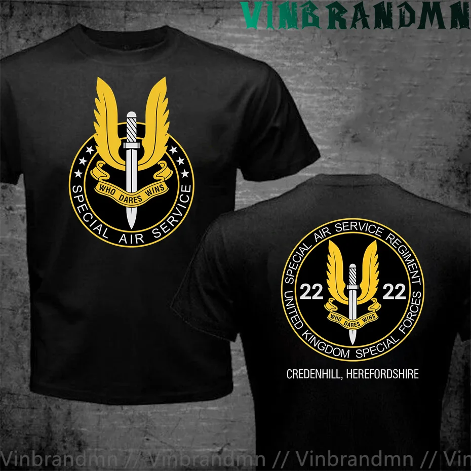 SAS Service aérien spécial qui aime gagne T-Shirt hommes royaume-uni Forces spéciales britanniques armée militaire T-Shirt tendance hauts T-Shirt Camiseta