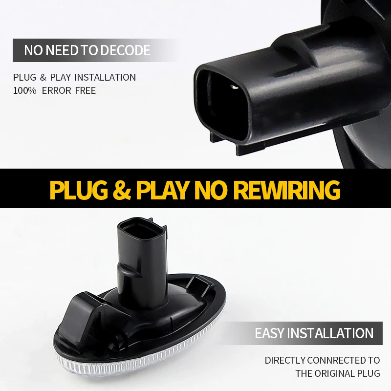 2 قطعة LED الأبيض الجانب ماركر بدوره أضواء الإشارة Canbus لسوبارو ليبرتي 00-03 فورستر 00-07 11-13 امبريزا WRX STI GDA GDB 02-07