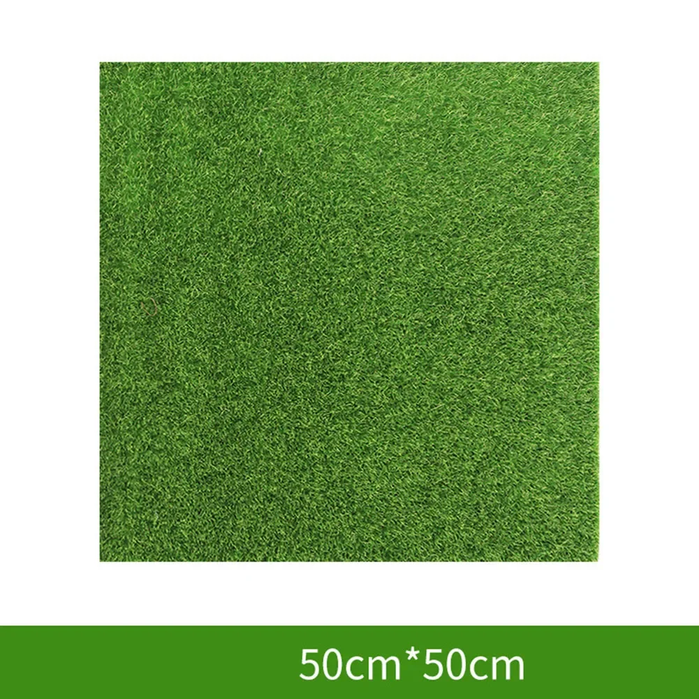 Tapis de pelouse en mousse de simulation de prairie artificielle, polymère vert, fausse enge, fournitures de décoration de fête bricolage, plastique