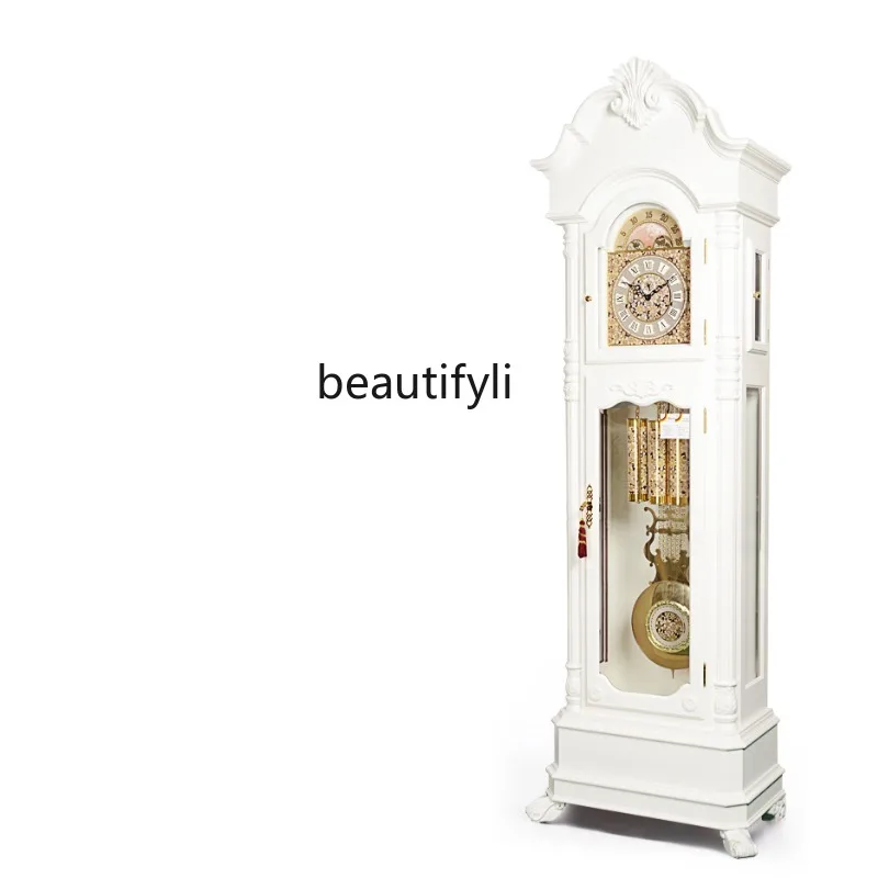 European-Style the Grandfather Clock Living Room Simple Vertical Floor Clock Hermle Mechanical Light Luxury Modern