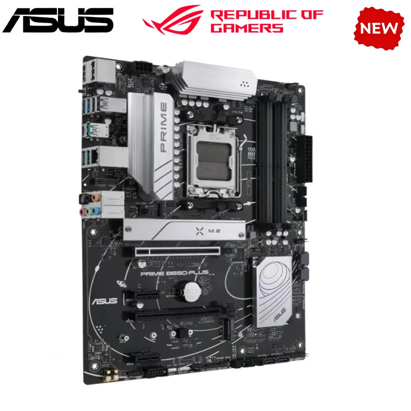 NEW AM5 For ASUS PRIME B650-PLUS Motherboard Socket AM5 DDR5 128G B650 Original Desktop PCI-E 5.0 Mainboard