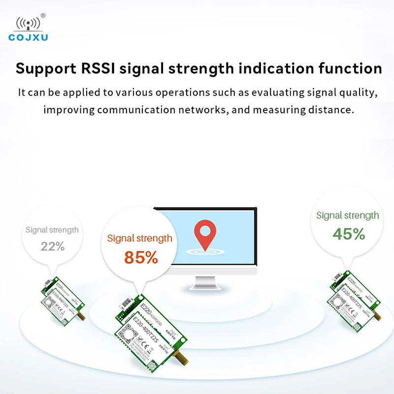 وحدة LLCC68 LoRa 868/915/433 ميجا هرتز 22/30dBm 5km10km RSSI COJXU E220-T سلسلة مراقبة الطوابع ثقب جهاز إرسال واستقبال لاسلكي #4