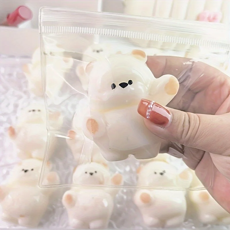 Cute White Dog Relax Squeeze Toy