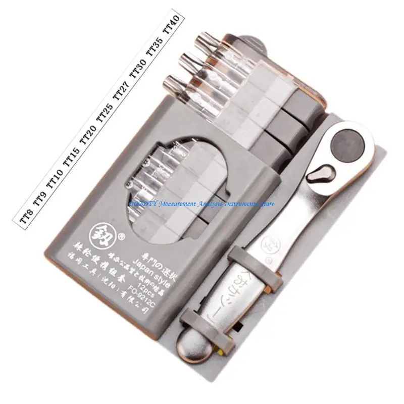 367D Hardware Mini Screwdriver 10 Batch Head Short Handle Positive And Negative Ratchet Wrench Combination Hand Tools