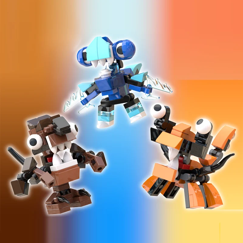Creators Animal Series Model MOC Building Bricks Small Mechas Modular Technology Gifts Holiday Assemble Children Toys Suit
