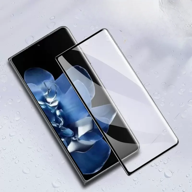 3D Curved Tempered Glass For Xiaomi Mix Fold 4 Fold4 Screen Protector Full Cover 9H Clear Protective Film