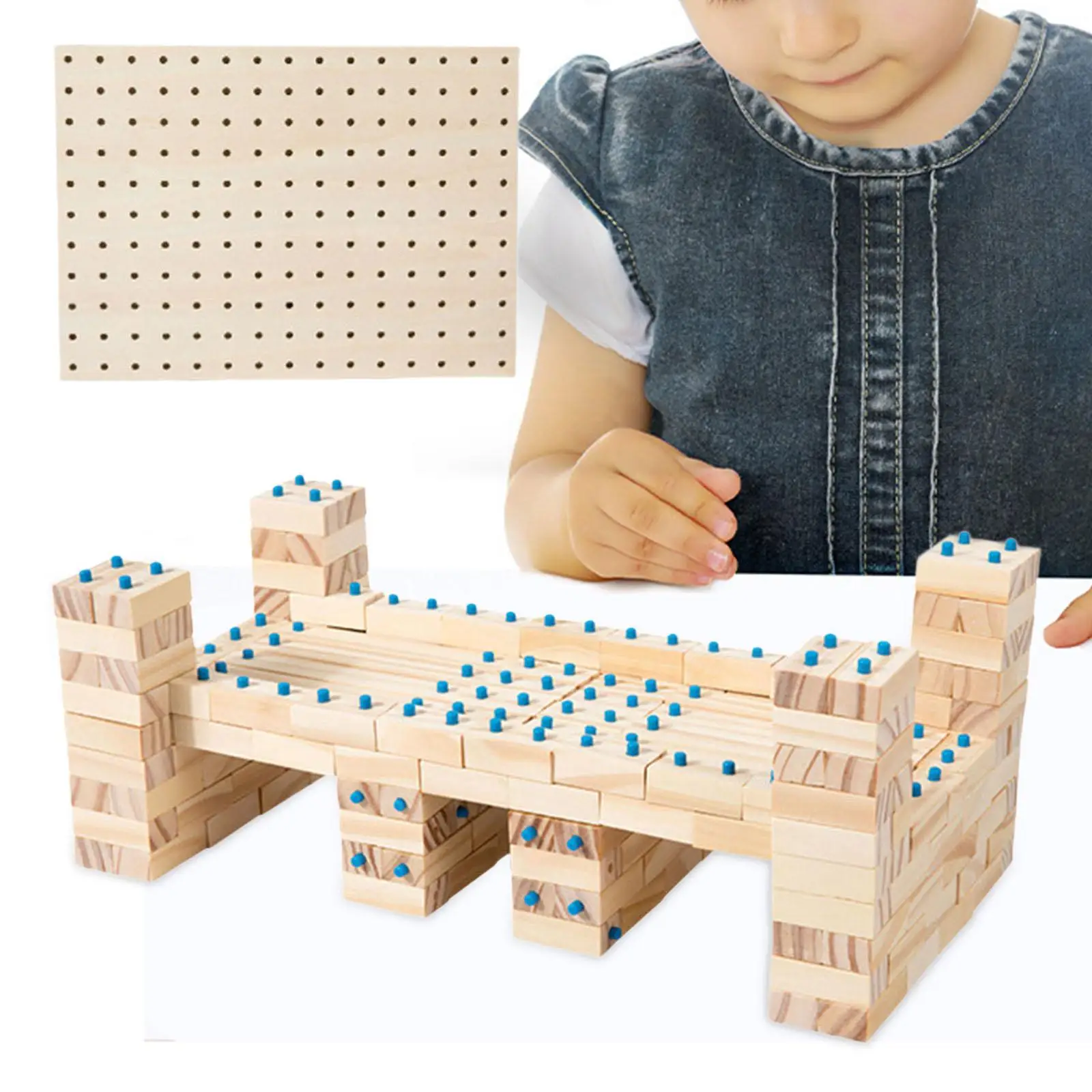 300Pcs 3D Puzzle Architecture Blocks Cabin Building DIY Kits for Kids Teens Children Bedroom Decoration Adults Birthday Gift