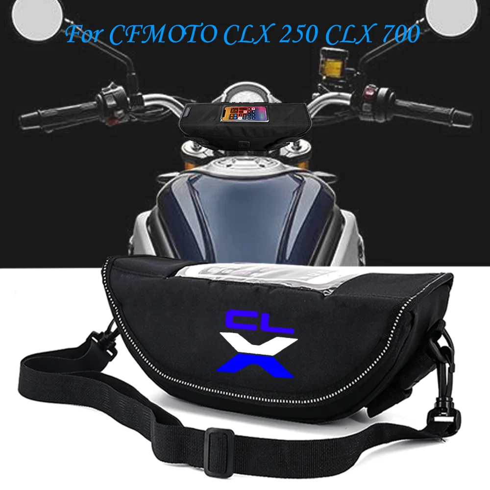 

Motorcycle Accessories Waterproof Bag Storage Handlebar Bag Travel Tool Bag for CFMOTO 700-CLX CLX 700 CLX 250