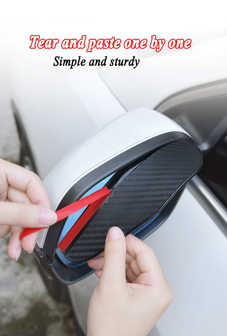 16 stücke Carbon Faser Auto Aufkleber Anti Scratch Auto Türgriff Schutz Autos Griff Schutz Styling Außen Accessori – Detail 7