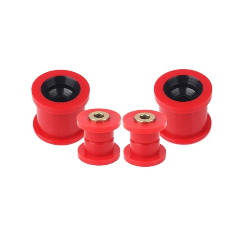 Control Arm Bushing Set for Front Suspension Service, with Flanged Polyurethane Bodies and Metal Center Hardware H8WE