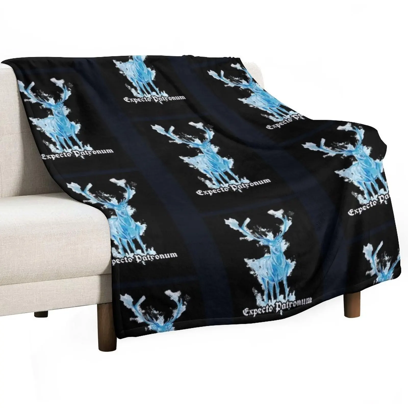 

Expecto Patronum Throw Blanket Elegant Warm Throw Blanket for Hotel Home