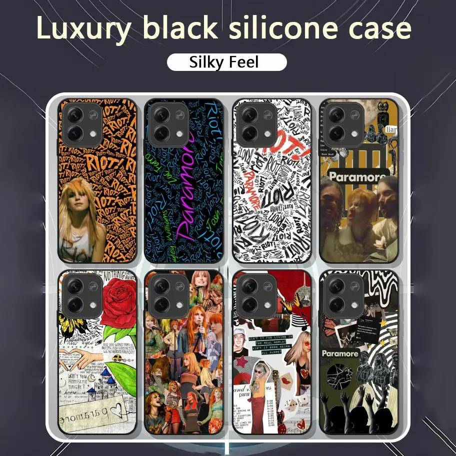 COOL Paramore music Phone Case For Xiaomi Redmi Note 13,12,11, 10 Pro Plus S,  5G, 12S, Soft Black Phone Cover