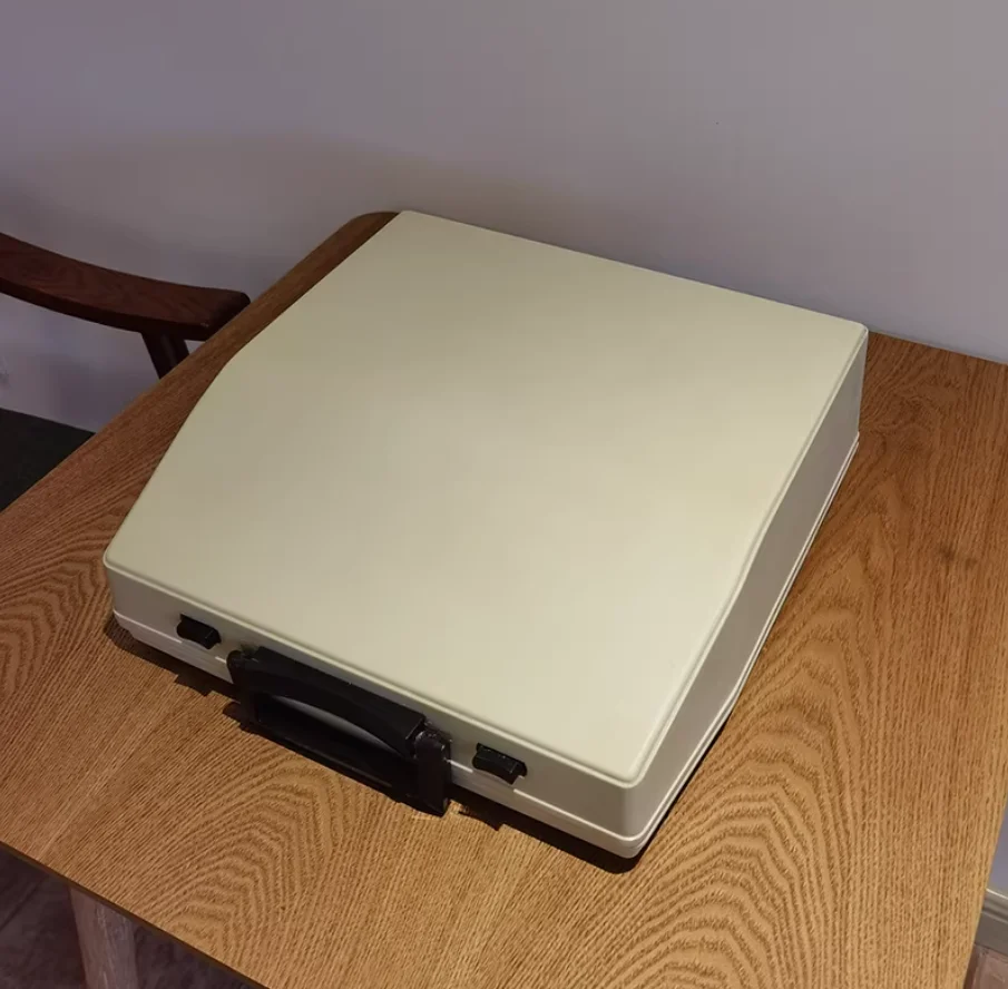 Typewriter White English Mechanical 1980S Normal Use Retro Literary Gifts Medieval Old Things