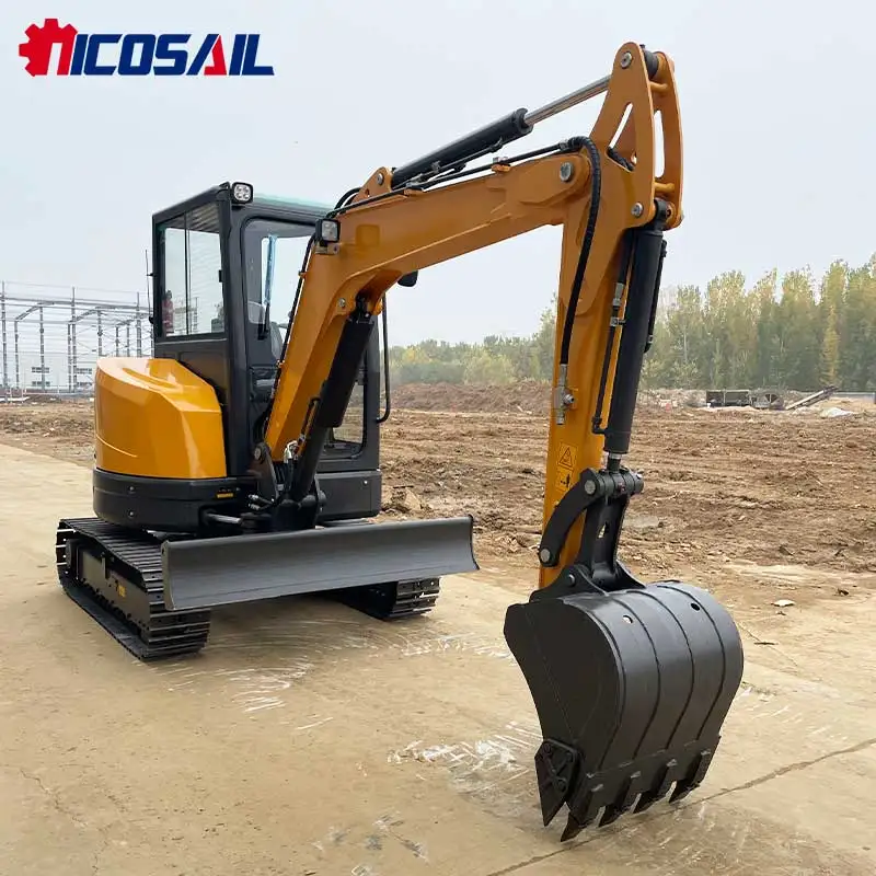 OEM Custom Mini Crawler Excavator Euro 5 Compact Hydraulic Digger for Livestock Farm Drainage and Barn Site Preparation