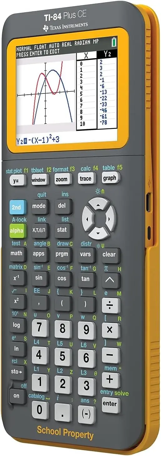 Calculadora Gráfica TI-84Plus CE para Profesores, Paquete de 10, Texas Instruments