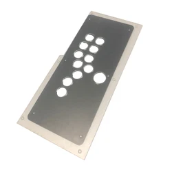 Sinoarcade Hitbox Clear Plexi Cover and Metal Plate Conversion Kit with Cable For QANBA Obsidian Pearl Fight Stick DIY to Hitbox