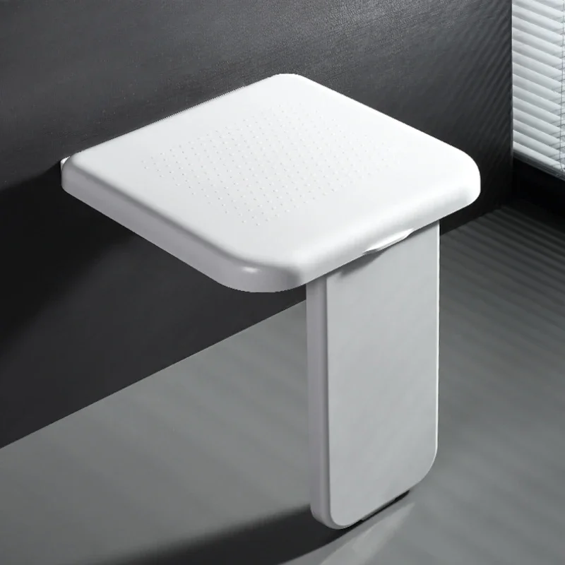 Bathroom Folding Stool Seat Shower Wall Stool Elderly Bathroom Sitting Invisible Shower Chair Entrance Changing Shoe Bathhouse