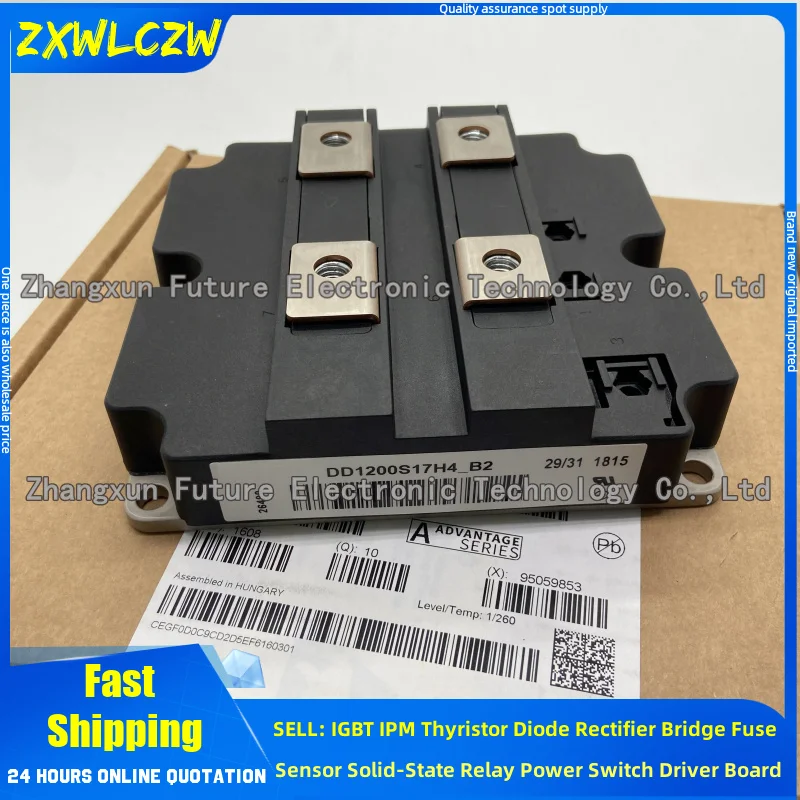 

IGBT MODULE DD1200S17H4-B2 DD800S17K3 DD800S45KL-B5 DD800S17H4-B2 DD600S17K3-B2 DD800S33K2C DD800S17KF6C-B2 DD1200S45KL3-B5