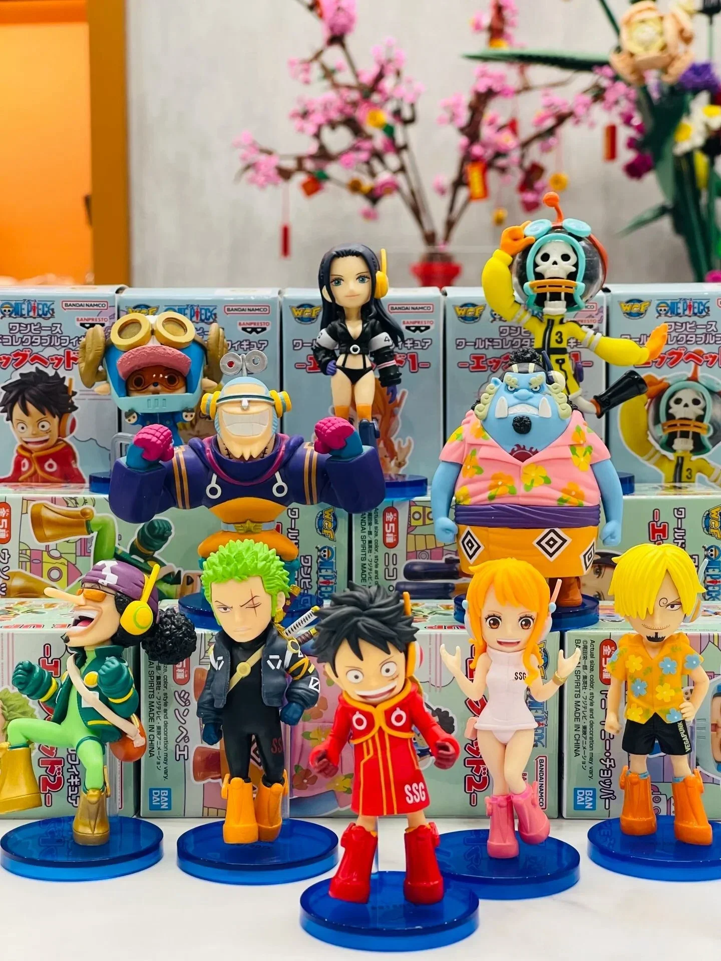 In Stock Bandai One Piece Wcf Egg Head Island Departure 2 Solon Shoping Joba Robin Landscape Handmade Gift
