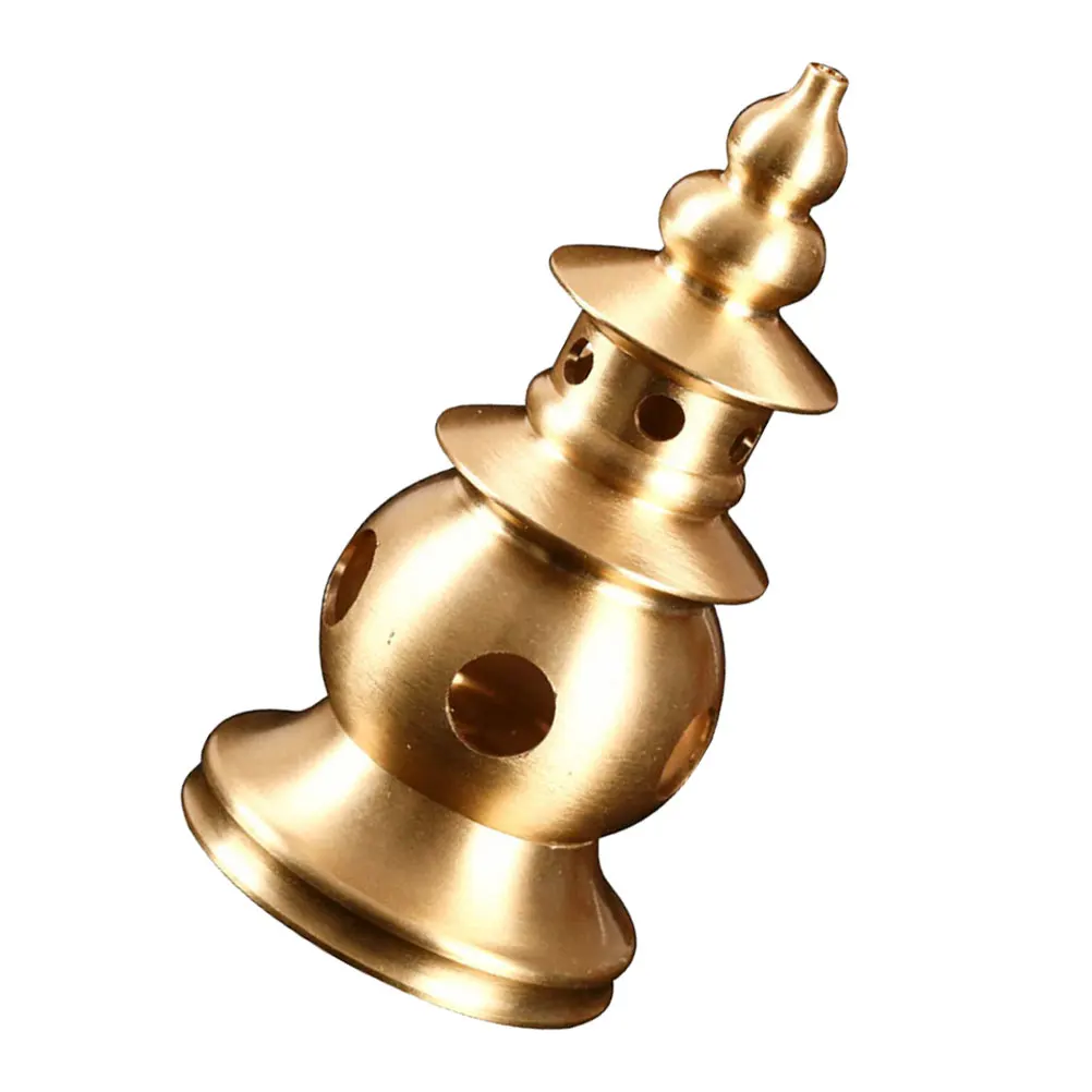 

Brass Aroma Brass Aroma Burner Incense Censer Home Decor Lightweight Portable Multi Function Aromatherapy Furnace nament