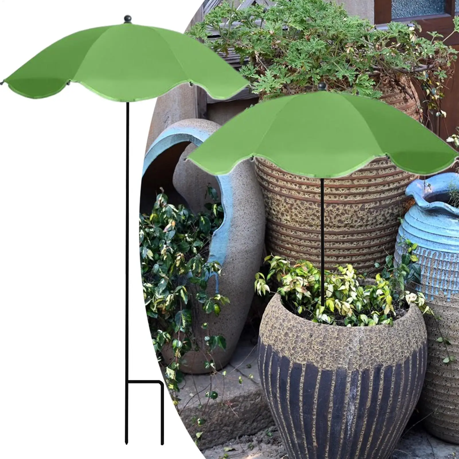 Shade Cloth for Garden Heavy Duty Plant Shade Umbrella Home Gardening Supplies for Hot Day Flowers Balcony Beach Lawn Vegetables