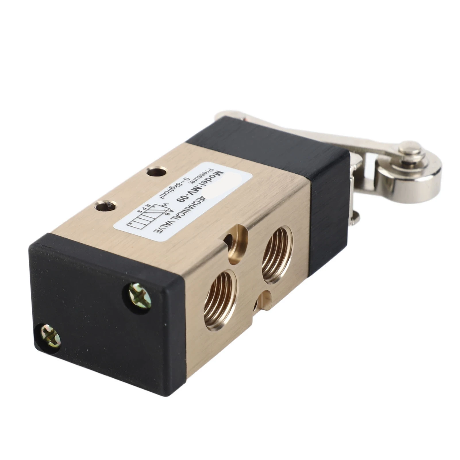 MV-09 صمام عكسي هوائي 2 موضع 5 طريقة رافعة دوارة صمام ميكانيكي هوائي 1/4in PT #3