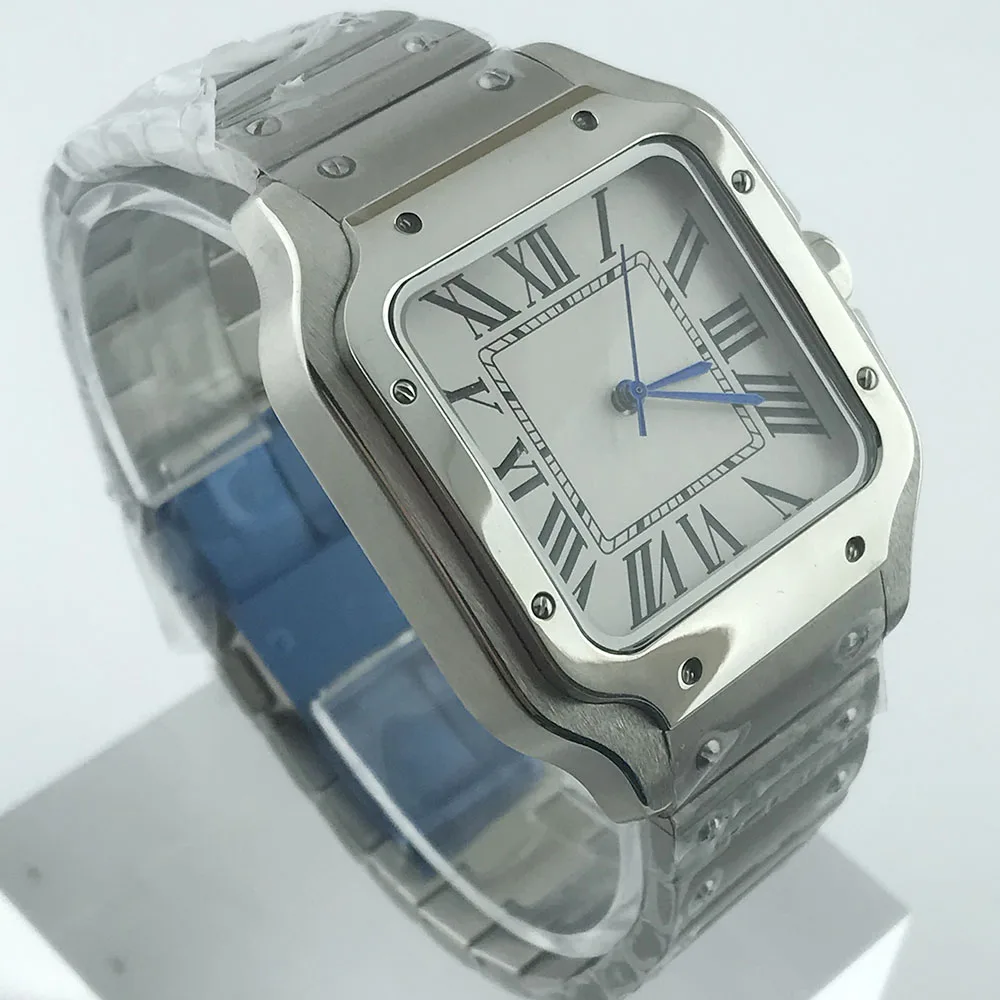 

NH35 watch square watch men's automatic movement watch Roman numerals sports watch NH35 movement