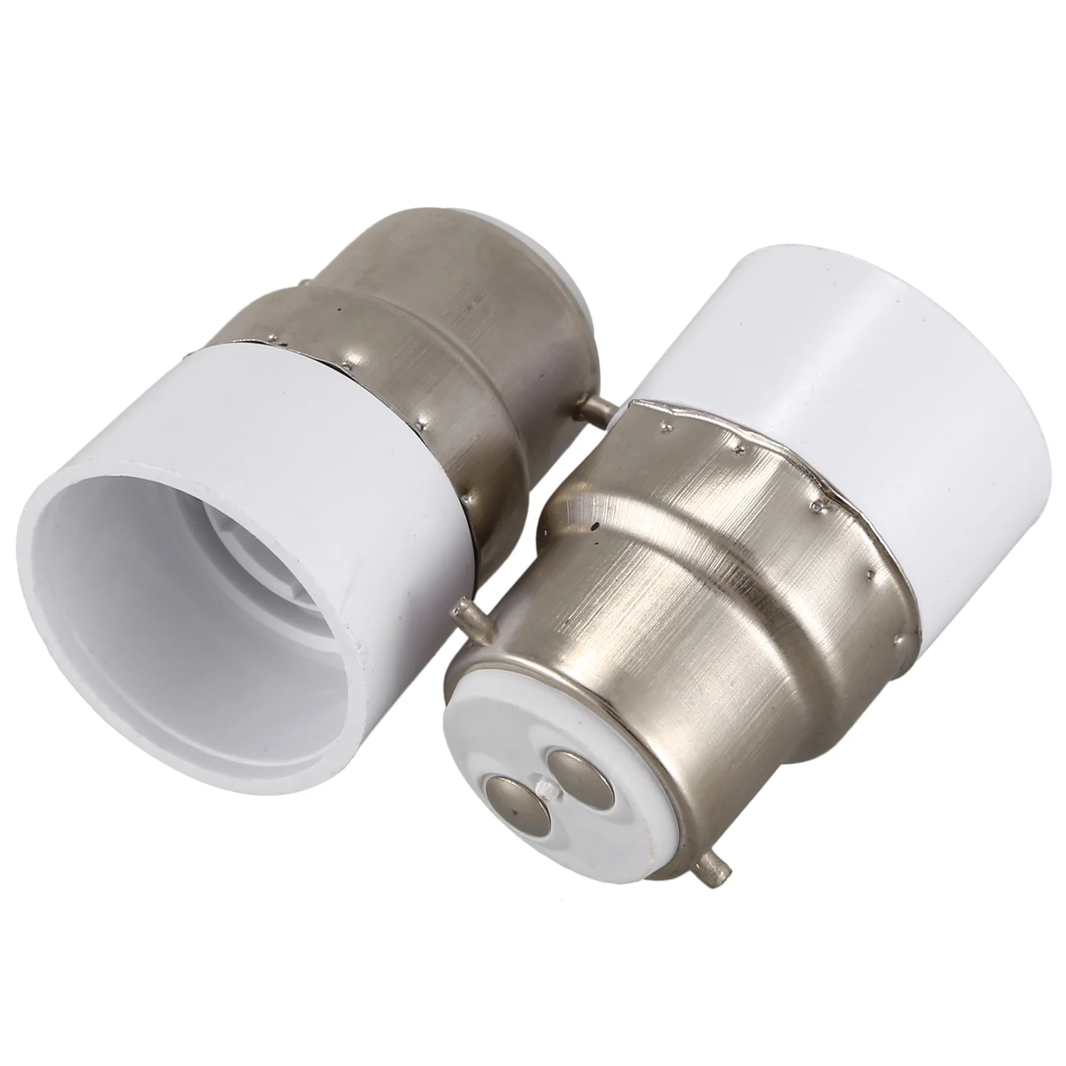 Porta adattatore per lampadina con base CA 220 V da B22 a E14 4 pezzi