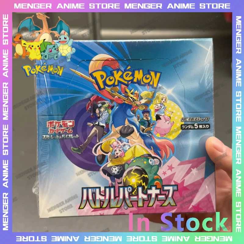 Pokemon Original PTCG SV9 compañeros de batalla edición japonesa Booster Pack personaje de Anime caja de regalo coleccionable juego de cartas comerciales