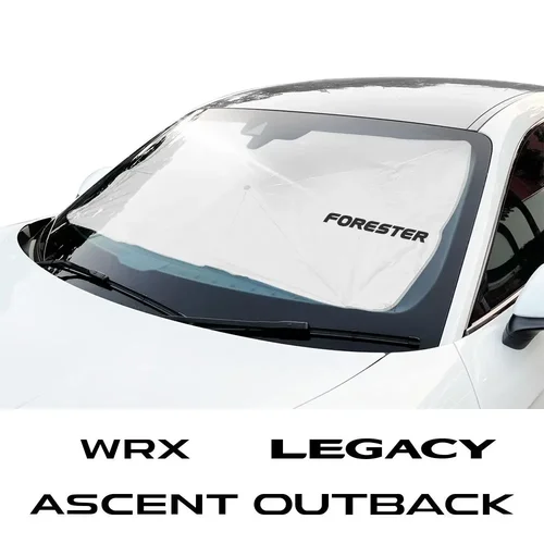 Imagen 2 del producto Parasoles para parabrisas de coche, paraguas para Subaru Forester Ascent Legacy Outback XV WRX BRZ, accesorios para automóviles