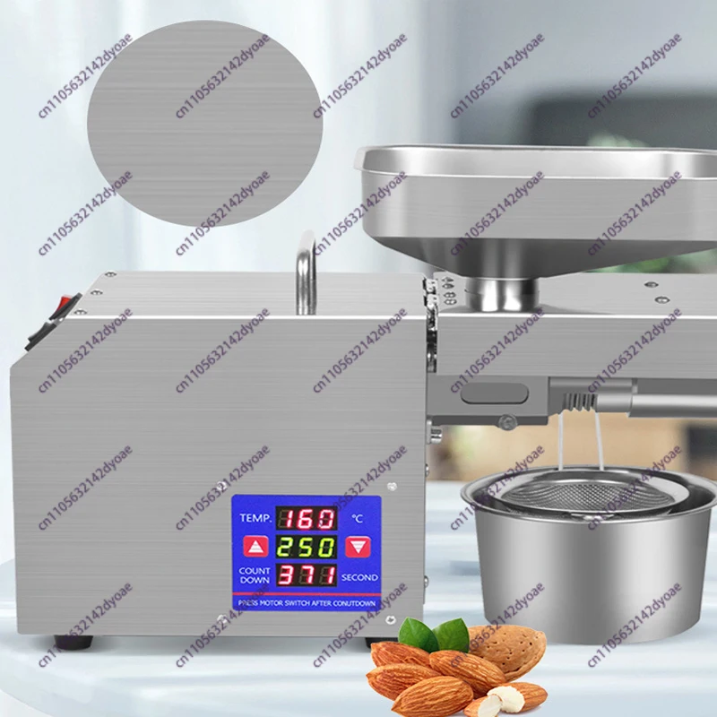 Oil Press LTP218 Peanut  Oil Rapeseed Sesame Oil Extractor 3-5KG/H Residue Separator